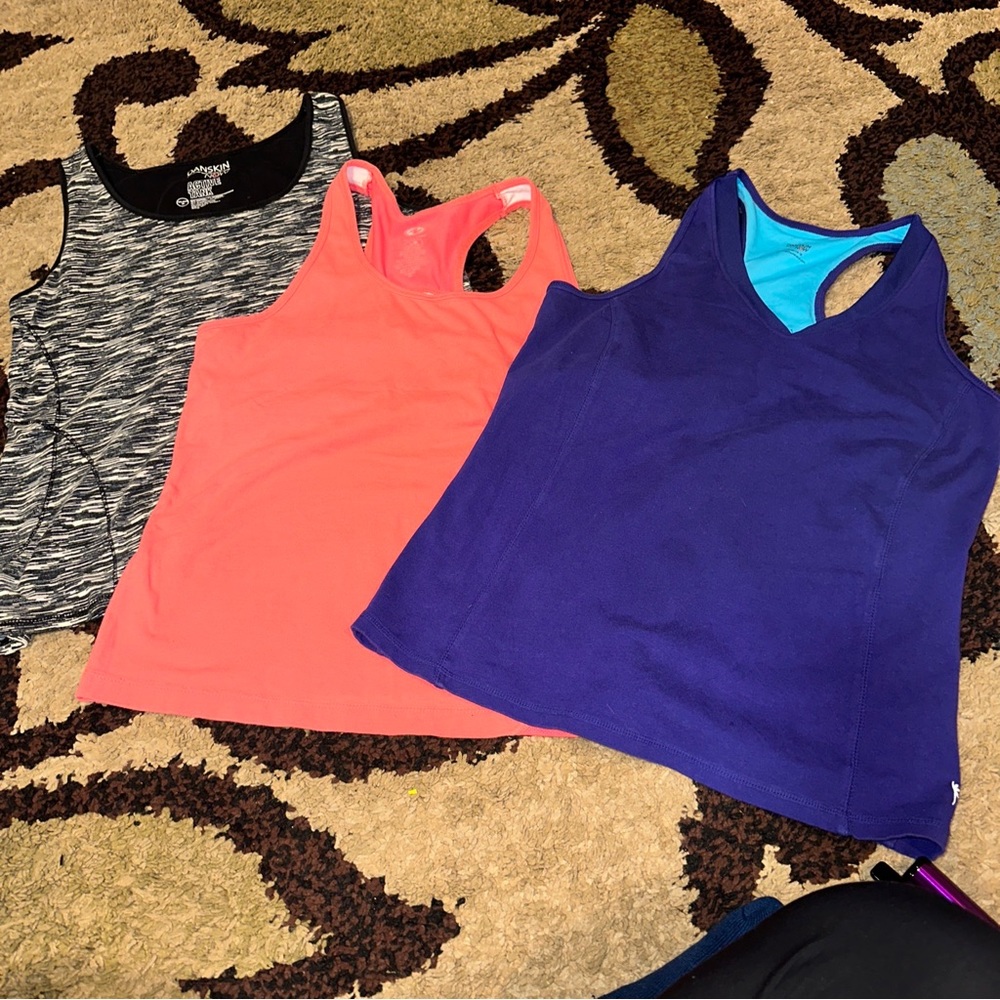 Lot of 3 Active Wear Tank Tops
